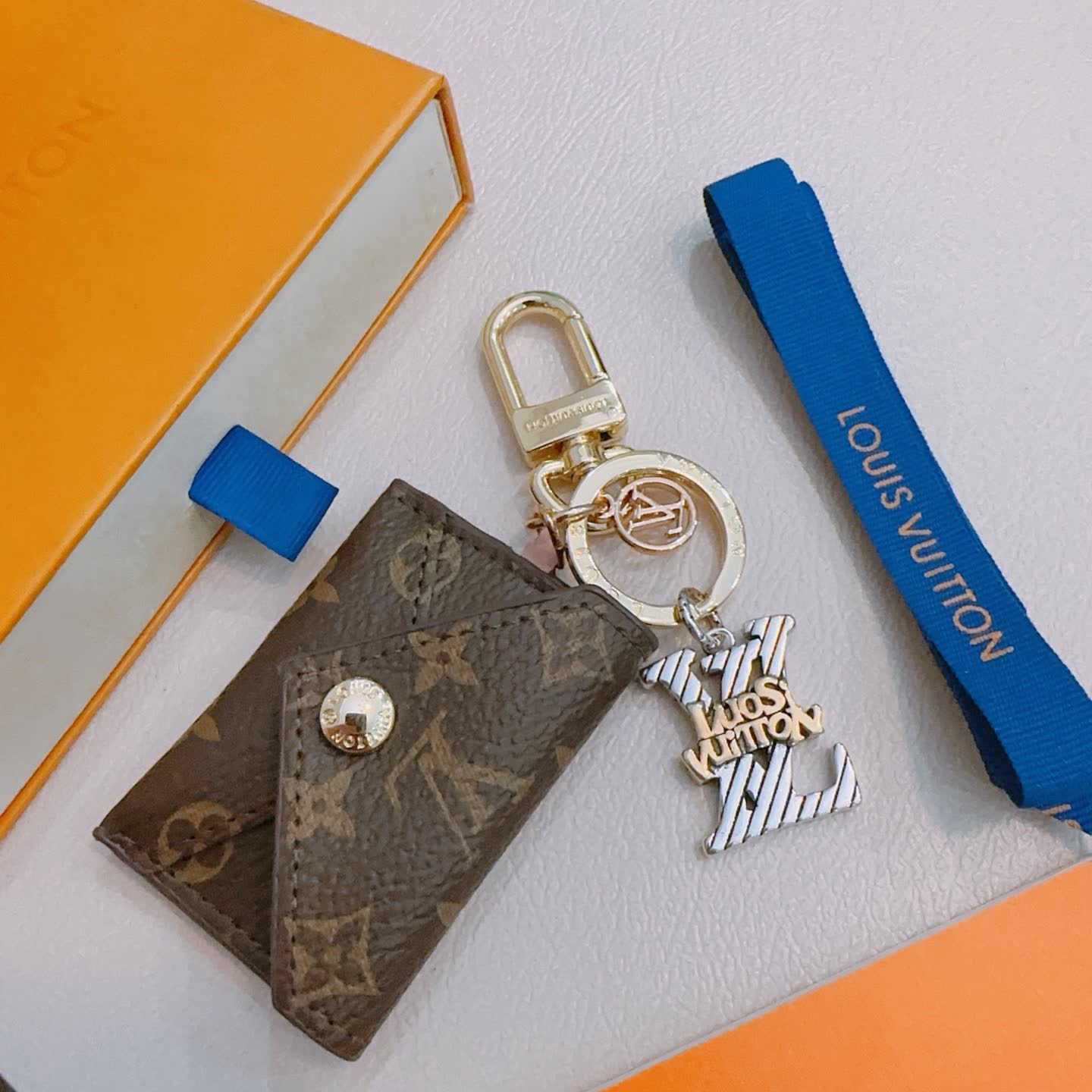 Louis Vuitton Monogram Cardholder Keychain